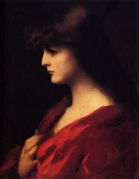 讓 雅尅 亨納 Study Of A Woman In Red 讓 雅尅 亨納 Study Of A Woman In Red
